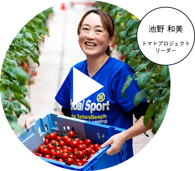 トマトプロジェクトリーダー／池野 和美